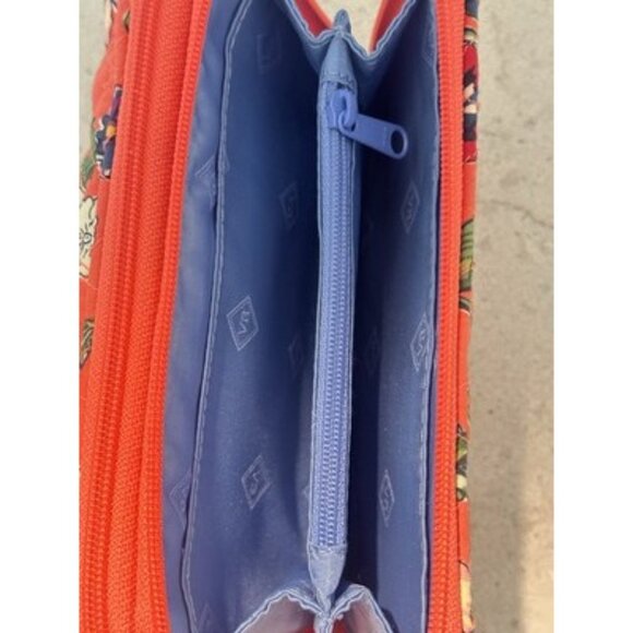 Vera Bradley Coral Floral Wallet Zip Around Closure iPhone Holder Never Used - Picture 12 of 16